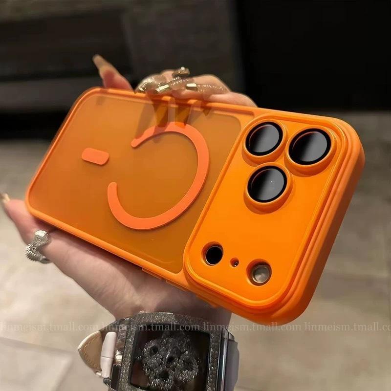 Yadun Fine Hole Magnetic Suction Is Suitable for iPhone18PROMAX Matte Skin Magnetic Suction Mobile Phone Case Apple 17 Protective Case