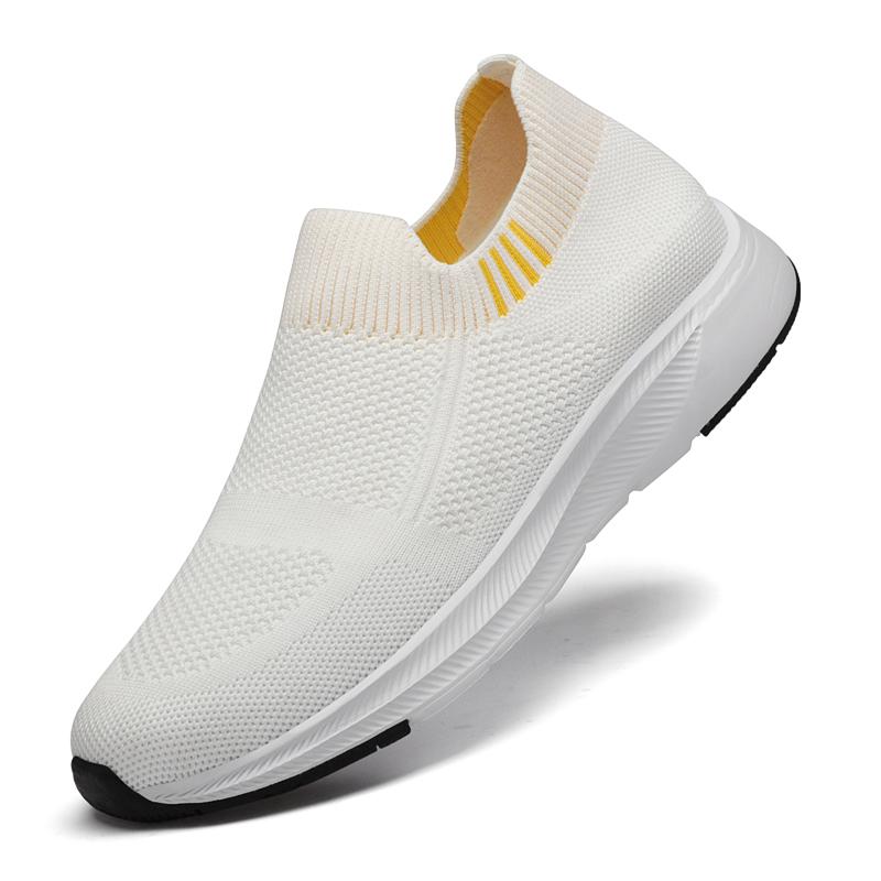 Loafers Summer Sneakers Men Elevator Shoes Height Mesh Fashion Sports Plus Size 37-44