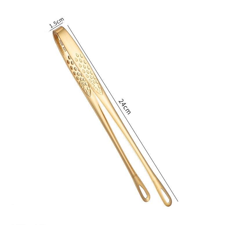 1Pc Extended Stainless Steel Barbecue Tongs For Home And Grill Use - Household Food Tongs For Cooking And Barbecue