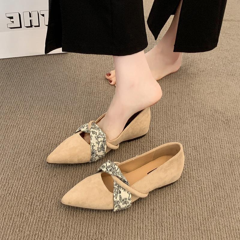 Retro Mary Jane schoenen met interne hakverhoging, nieuwe zachte en veelzijdige pendelschoenen met één pedaal