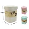 550ml Plastic Straw Square Breakfast Porridge Sealed Soup Cup Container Lunch Box Sale Goods