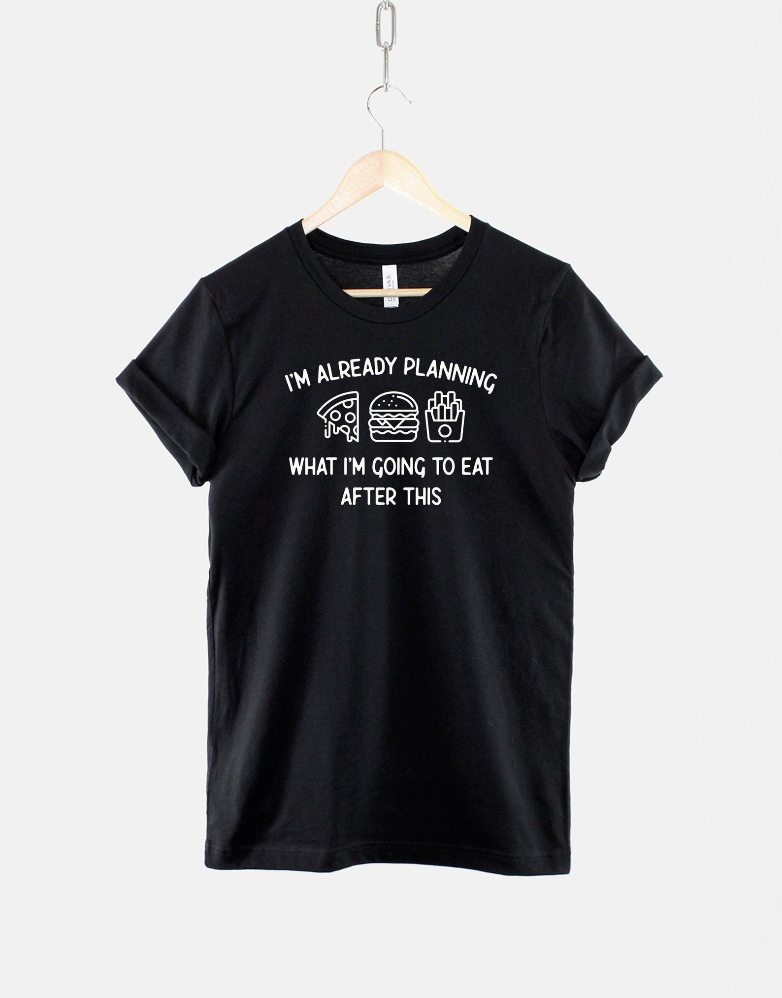 Funny Foodie T Shirt, Witty Quote Tee, Soft Textile Print (Unisex S-2XL) S