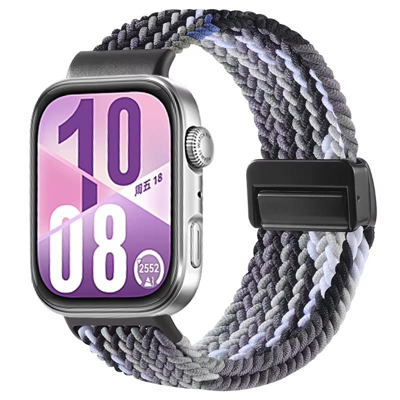 Magnetic band For HUAWEI watch fit 3 4 pro strap Smartwatch Accessories Braided solo loop Bracelet correa huawei watch fit4 band