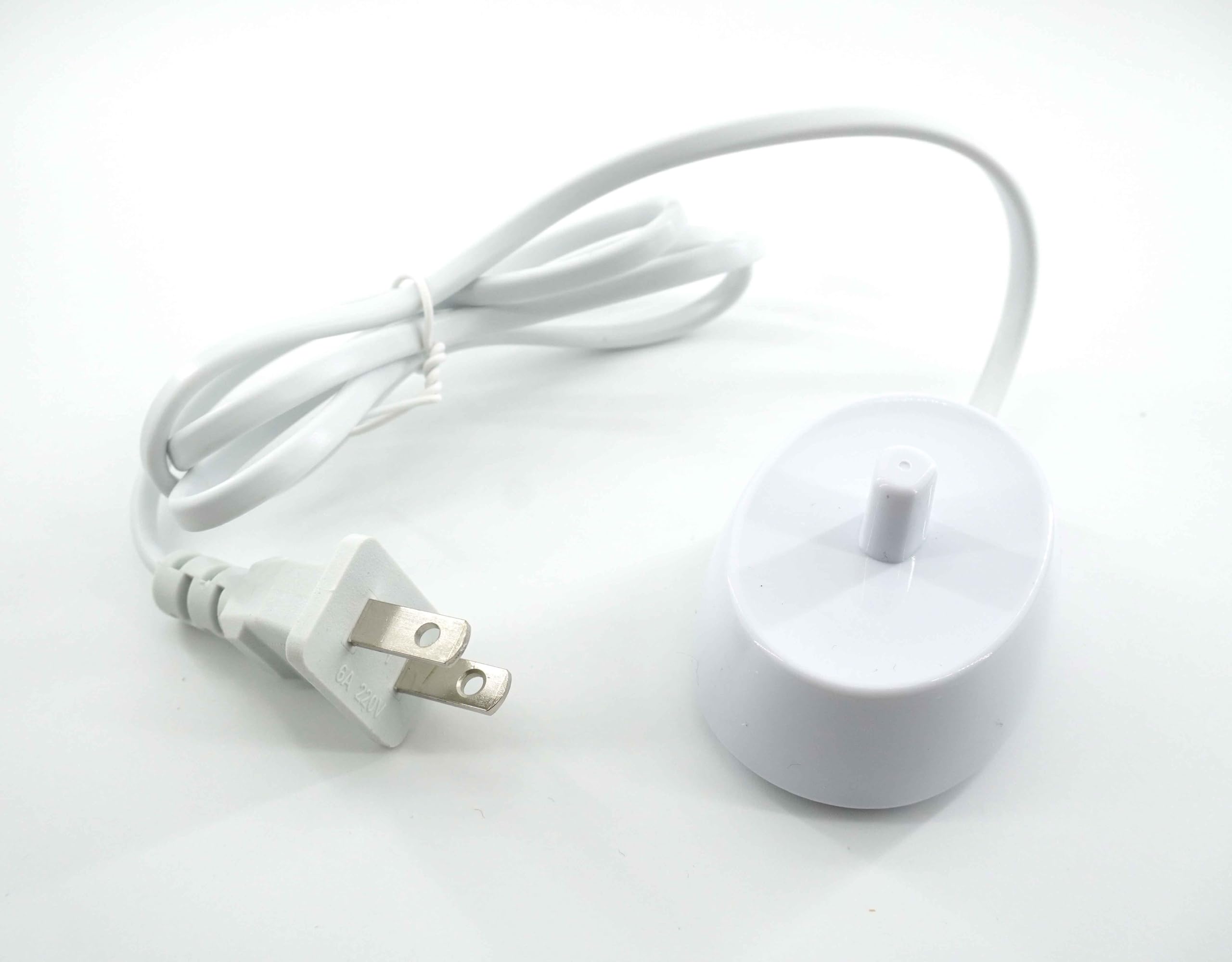 

VECASDEN Сменное зарядное устройство для электрической зубной щетки IO Зарядная база Шнур питания с кабелем Oral-B 4, 3, 5, 6, 3757, 3,3 фута