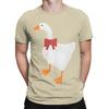untitled goose game white Graphic 100 Cotton TShirt Untitled Goose Game Tops Tees For Unisex