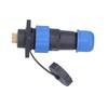 Waterproof Plug Socket Square Aviation Power Connector Butt Terminal Adapter AC 380V SP207 Pin