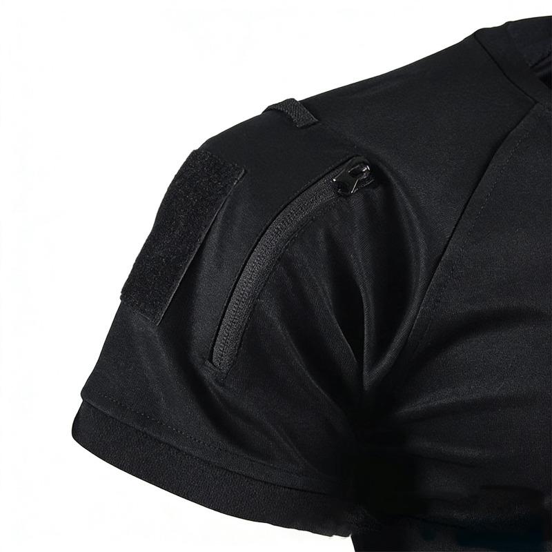 Men's Summer T Shirt Camping Hiking Trekking Fishing Training Running Gym Breathable Pullover Climbing Casual Cargo Shirts