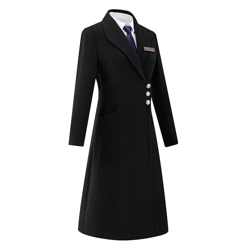 Troman Women's Professional Wool Blend Uniform Coat