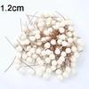 50PCS Creative Plastic Berry Artificial Flower RedCherry Pearlescent Stamen DIY Wedding Christmas Cake Box Wreaths Decoration