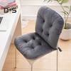 Poduszka na krzesło biurowe zimowe z paskiem mocującym antypoślizgowa, gruba, dobra elastyczność i miękkość, utrzymuje ciepło, poduszka na krzesło biurowe, krzesło bujane