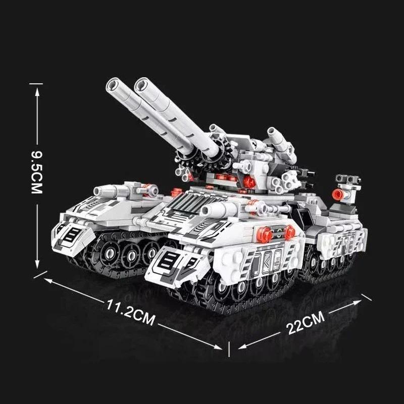 2025 Military Vehicle Tank 8in1 Airplane Truck Model Building Blocks DIY Bricks Kids Construction Toys Christmas Gifts for Boys