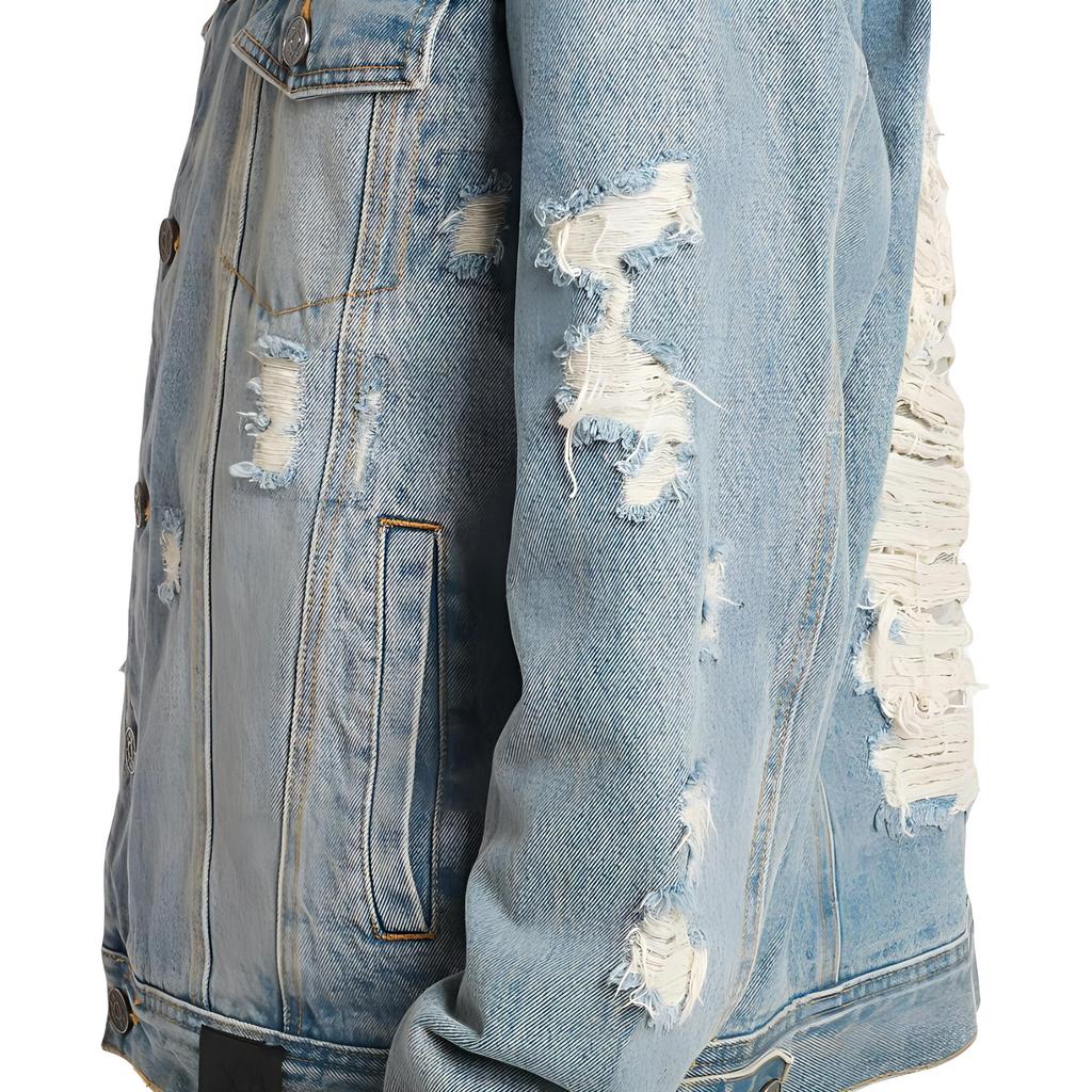 Puma Casual Sports Polo Denim Jacket Outdoor Jacket Men Jacket Blue 575588-77