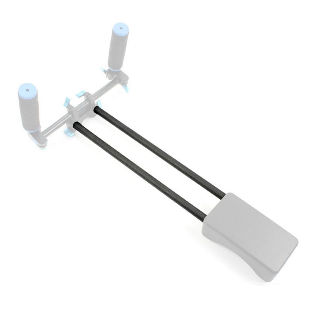 2 Peças Tubo Haste de Fibra de Carbono de 15 mm 10 cm 15 cm 25 cm 30 cm 40 cm para Sistema de Trilho de Haste de 15 mm Kit de Gaiola de Câmera de Foco de Seguidor
