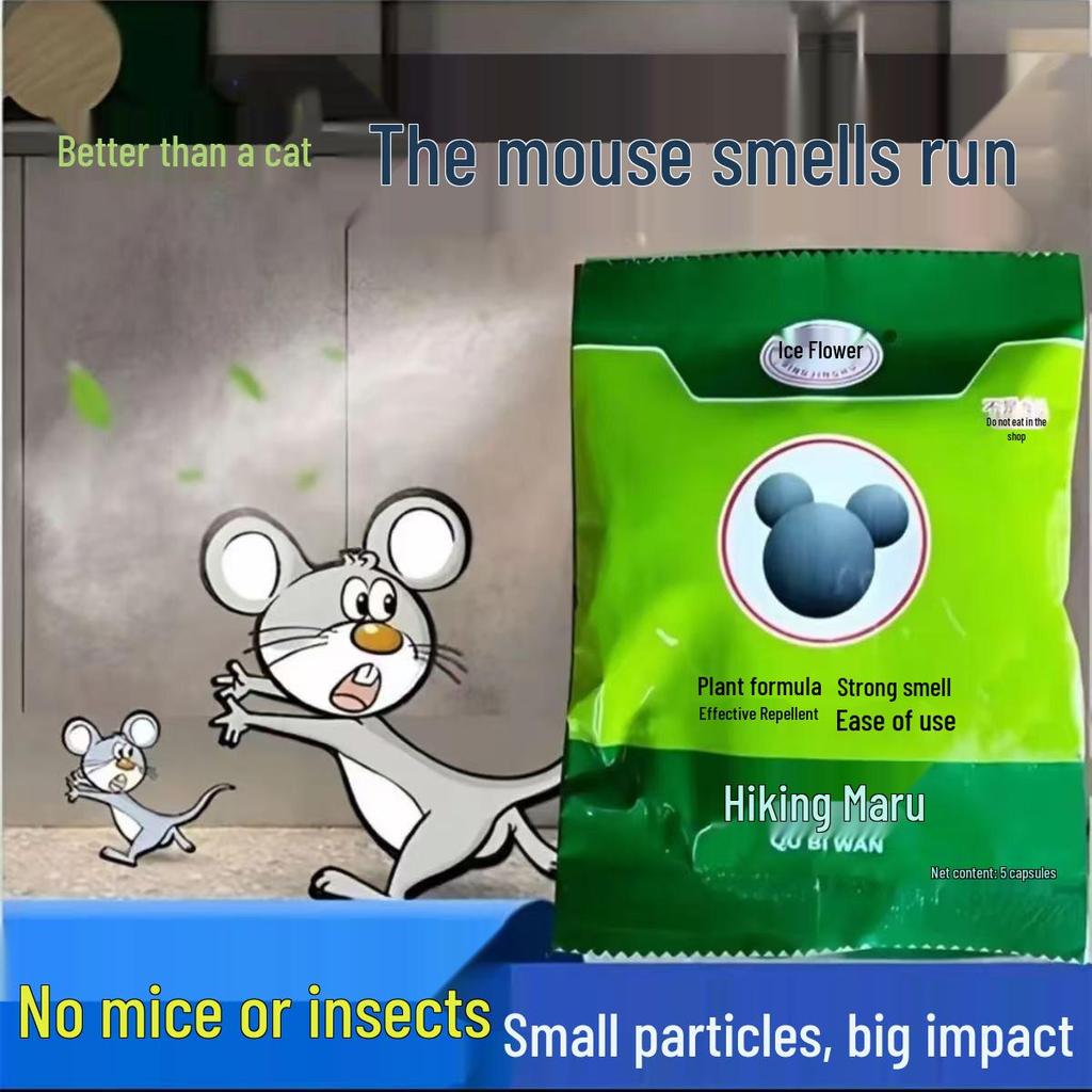 Ice Crystal Floral Scented Pellets: Insect & Rodent Repellent Camphor Balls for Home & Outdoor Use