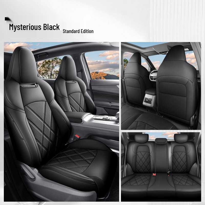 Kaiyuan Q05 Leather Car Seat Cover for 5-Seater Vehicles - All-Season Cushion