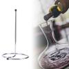 Stainless Steel Decanter Rack Holder Upside Down Red Wine Decanting Drying Stand Accessories