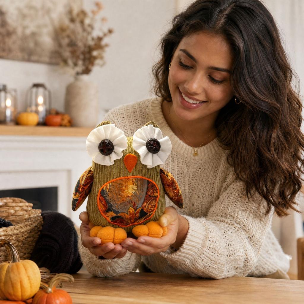 Halloween Plush Toy Cute Stuffed Animal for Halloween Decorations and Gifts