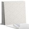 Package of Vinyl Tiles with Decor for Kitchen or Bathroom Waves In a Geometric Pattern 9X30X30 Cm