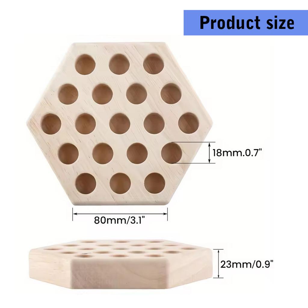 Hexagonal Shapes Wood Plier Racks Wood Pliers Storage Rack Practical Plier Organization Holders for Workbench