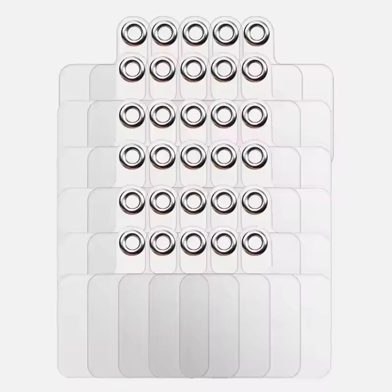 Transparent Matte Flexible Phone Lanyard Card Mobile Phone Universal Tether Tabs Hole Hanging Strap Patches Cord Clips Gasket