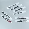 3D Black Trunk Badge Letters Sticker Fender Emblem for Mercedes Benz A180 A200 A250 A260 A35 A45 S AMG 4 MACIT Accessories RX7