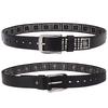 3.8CM Rivet Punk Men Pin Buckle Belt High Quality Genuine Leather Personality Belt Luxury Gift for Men Hip Hop Male Strap