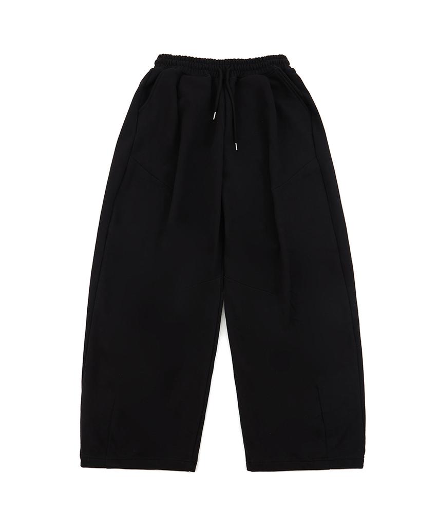 CHICKS Back Logo Embroidered Balloon Pants Melange