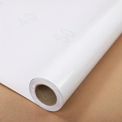 Papier Peint Vinyle Brillant Classique pour Rouleaux Autocollants Muraux Imperméables Salle de Bain Table Cuisine Autocollant Adhésif pour Décoration de Meubles