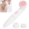 2‑In‑1 Electric Ultrasonic Silicone Face Cleansing Brush Pore Cleaner Face Cleansing Brush
