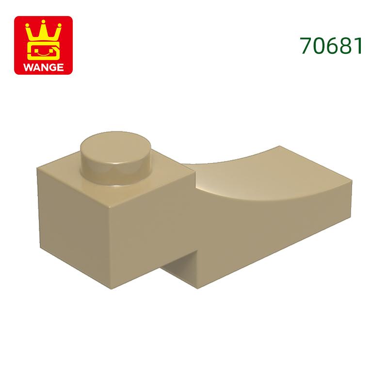 Non-Toxic 145Pcs/Lot 70681 Curved Arch Plates 3X1 Building Block Moc Color Accessories Compatible With Brick Diy Children'S Toy