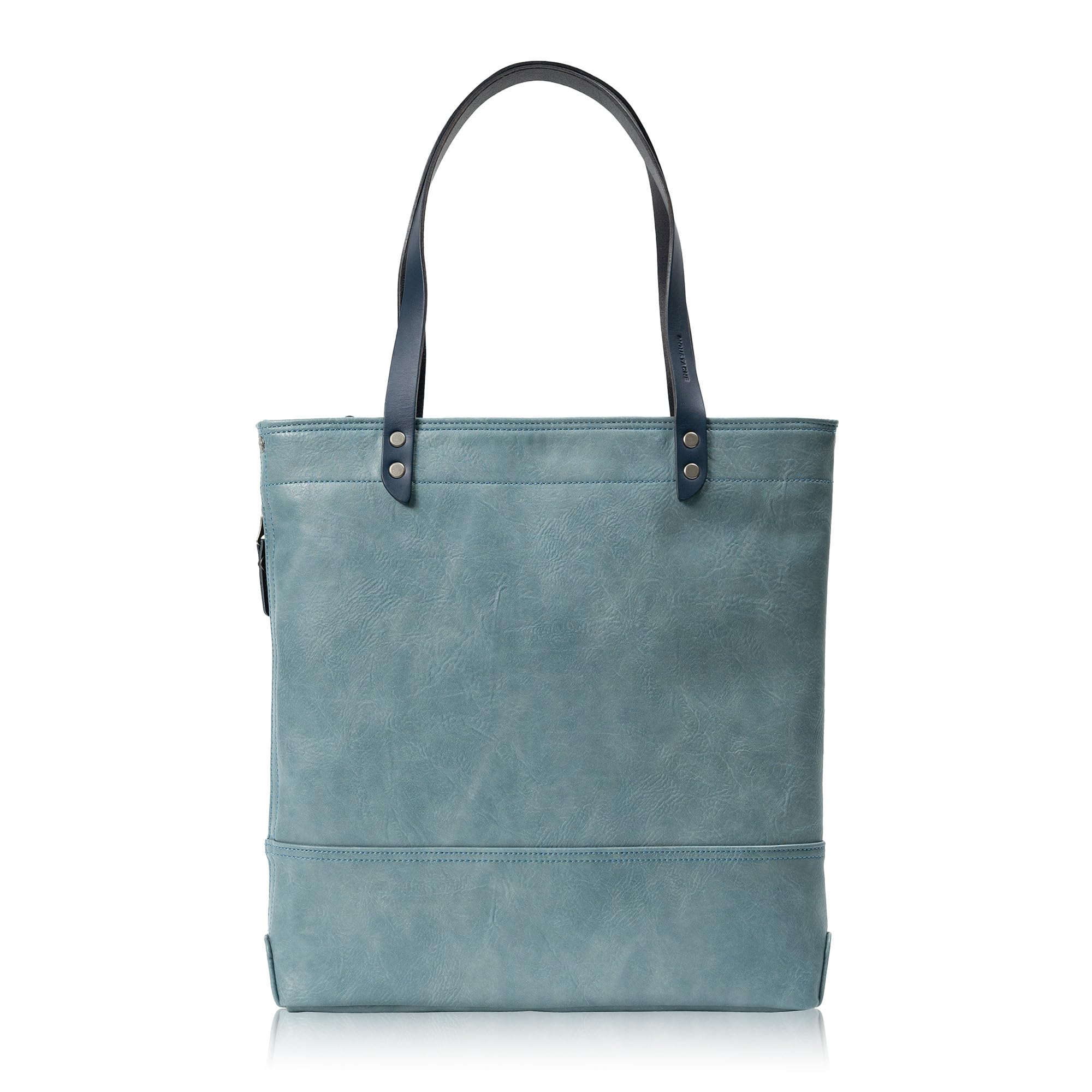 

Moustache Tote Thin A4 Synthetic Leather VYE-4818 Bag, Vertical, Gusset, Size, (Blue) синій