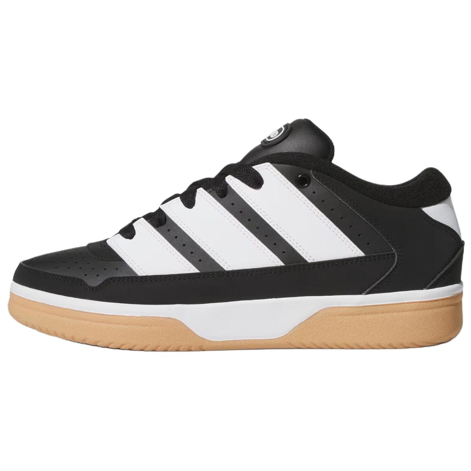 Adidas TURNAROUND Skateboard Shoes Unisex Black White JR1469 42