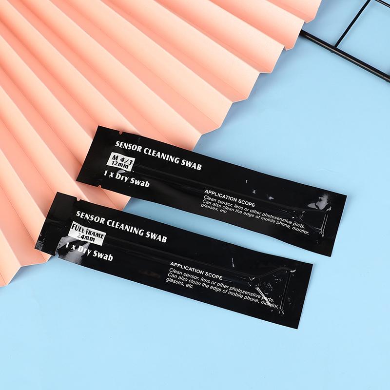 5Pcs Dry 12Mm/24Mm Camera Sensor Cleaning Swabs Kit Digital Camera Lens Cleaner Swab For Nikon Camera