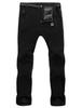 Butrends Men's Thick Fleece-Lined Winter Pants, Softshell, Trekking, and Waterproof Pants for Hiking, Fall, and Winter, Black, Size 2XL