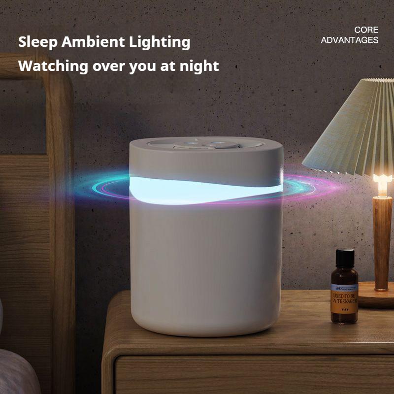 5L Air Humidifier Triple Spray Port Essential Oil Aromatherapy Diffuser Mute Atomizer Colorful Lights For Home Office Car