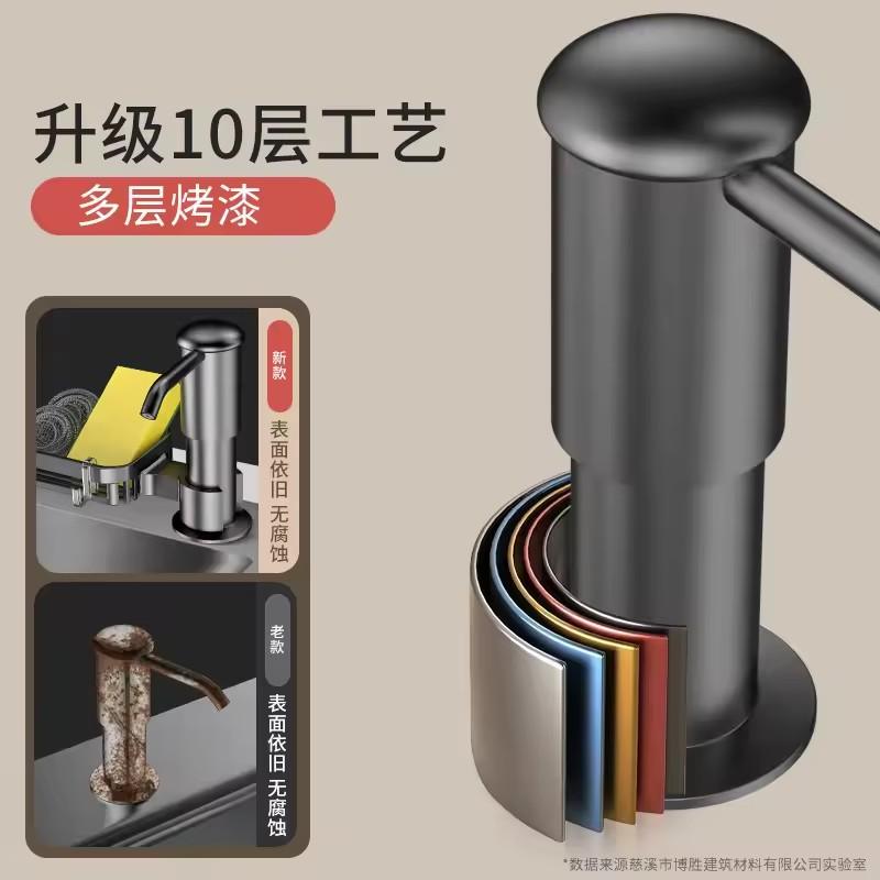 Upgraded Soap Dispenser Extension Tube Kit Kitchen Sink Liquid Soap Dispenser Plastic Bathroom Lotion Detergent Hand Press Pumps