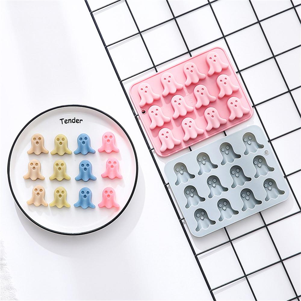 Halloween Candy Mold Temperature-Resistant Halloween Silicone Mold Halloween Baking Mold Multi-Purpose For Candy Crafting