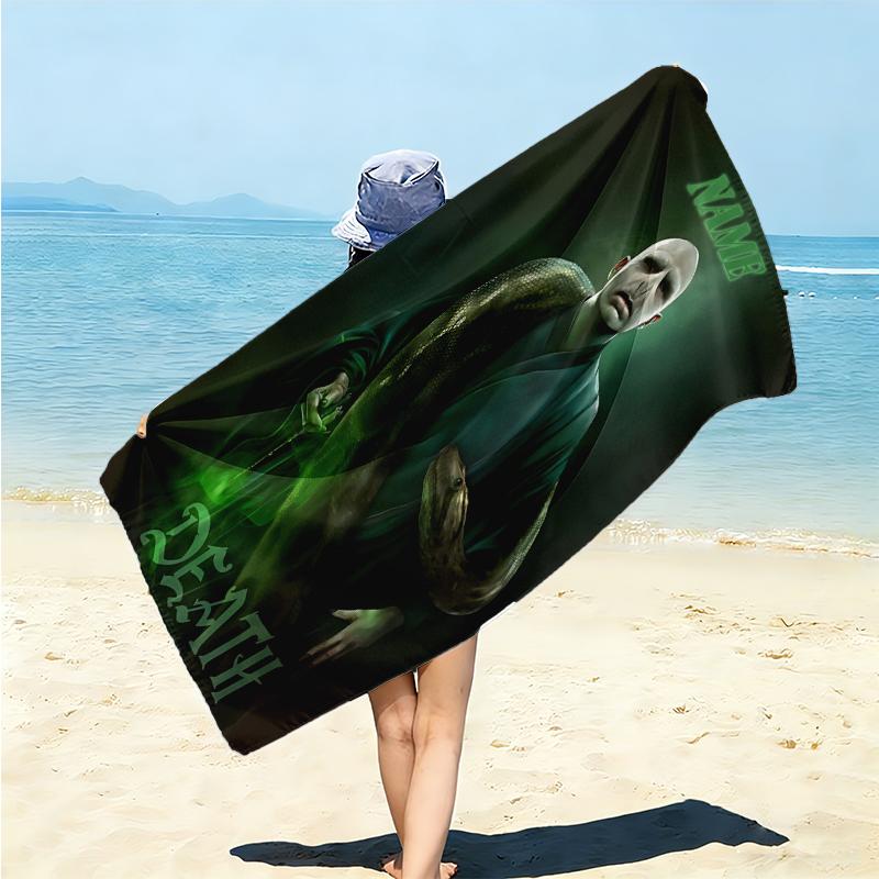 Personalized "Dark Magic Elixir" Beach Towel Microfiber Beach Towel Thin Absorbent for Beach Swimming Yoga Bath Sports. 0910379