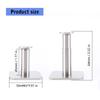 Steel Headphone Hook Adhesive Mount Kit for Secure Srong Storage On Wall Desks In Home or Office Setting