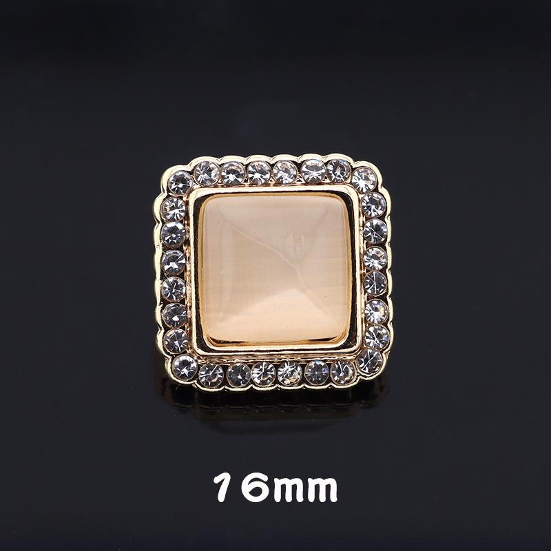 5pcs Bouton Diamant Cristal Manteau Veste Femme Petit Bouton Perle Parfumée Métal Diamant Cardigan Bouton Fourrure