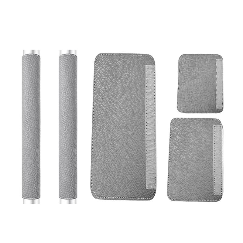 

BAAU Refrigerator Door Handle Covers Dishwasher Handle Protector Keep Your Kitchen Clean Non Slip Fridge Handle Cover Gray сірий