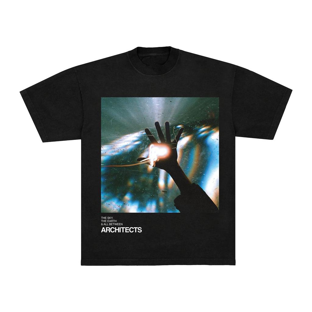 New Architects Britische Renommierte Metal Band Breites Vintage Reines Baumwolle Herren und Damen Kurzarm T-Shirt für den Sommer