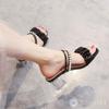 Square Pearl Chunky Beautiful Slim Neat Body Beautiful Thick Shows Shows Covers Body Trendy Easy To Take Rich Low Easy To Walking Autumn Black