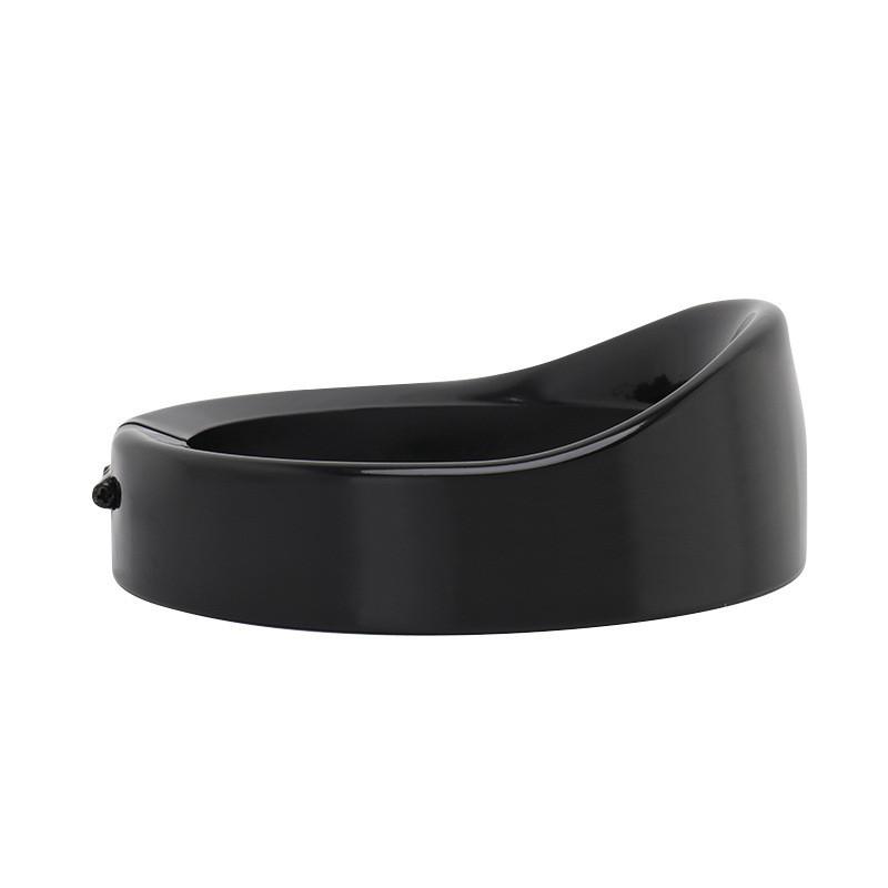 7 Inch Headlight Headlamp Trim Ring 4.5 Inch Fog Light Trim Ring for Harley Dyna Switchback FLD Street Glide Black/Chrome