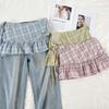 Korean Academy Pleated Ruffle A-line Layered Cake Skirt, 2026 Fashionable Versatile Style