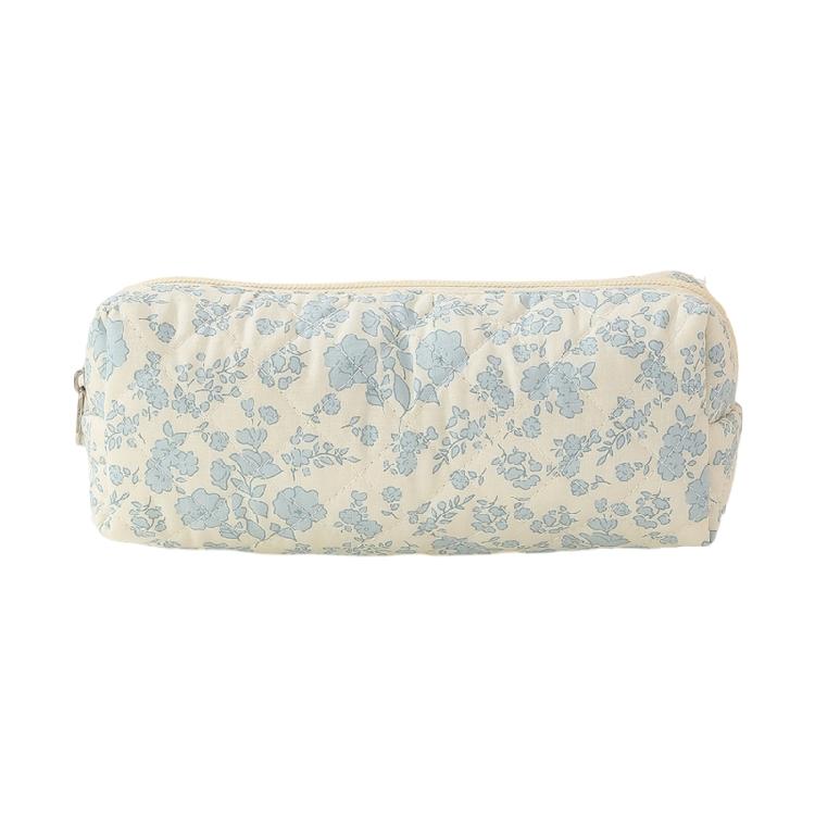 Print Pencil Organizers Kid School Stationeries Bag Fluffier Pen Holder Bag Pencil Pouches with Smooth Zippers Closures