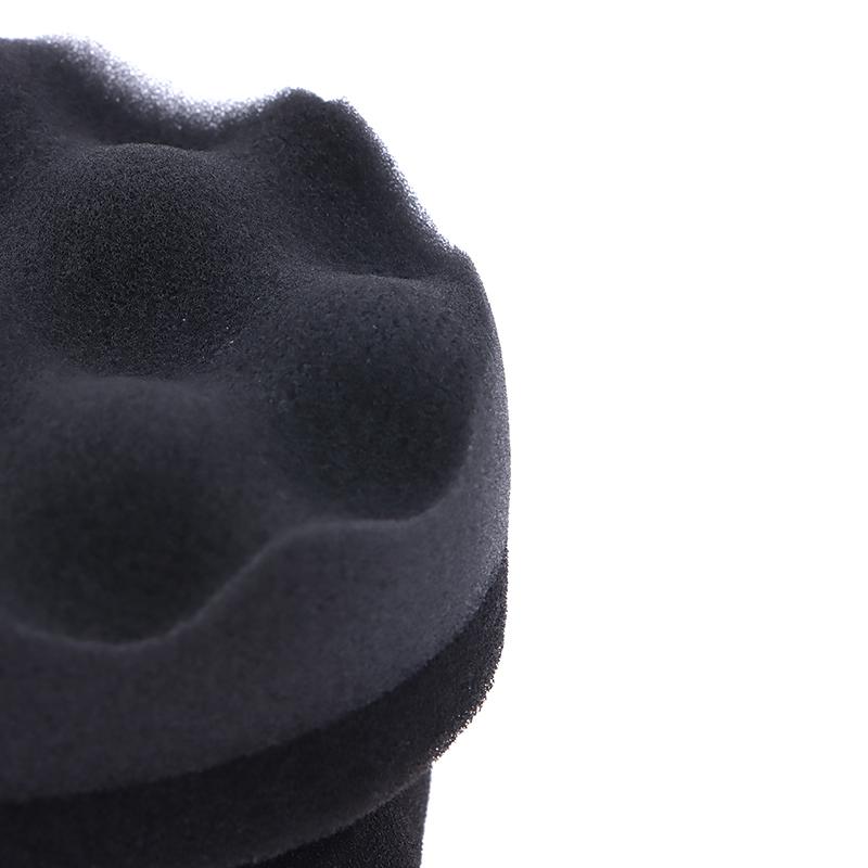 Round Washable Car Foam Sponge Reusable Tire Cleaner For Auto Washing Detailing Brush Tire Shine Hex Grip Dressing Applicator