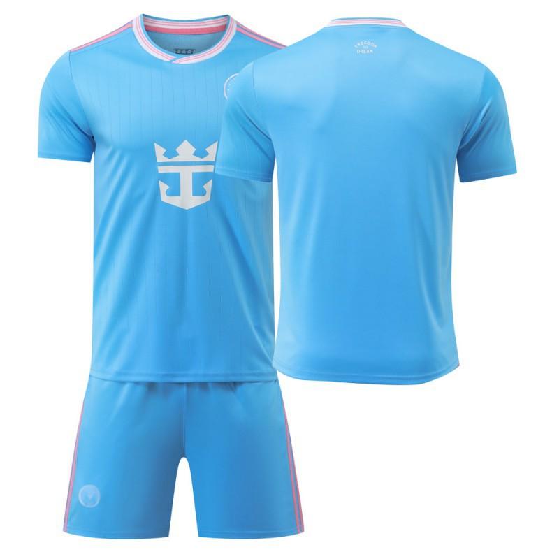 2025/26 Football Training Uniform Home Away No.10 Jersey Children Adult Set Breathable Quick-Dry Soccer Shirt