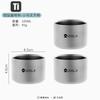 Titanium Double Wall Insulated Coffee Cup 100ml 220ml Portable Travel Camping Mug Outdoor Hiking Office Home Use