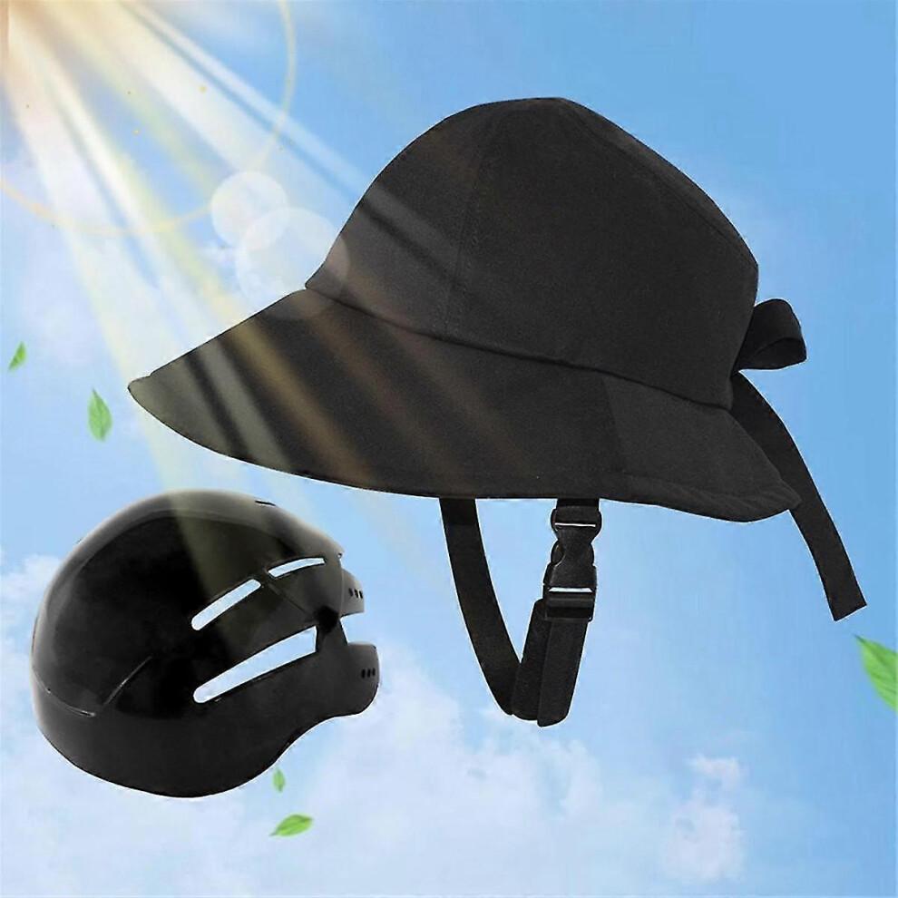 Bicycle Helmet Hat Shaped Helmet Fishing Hat Sun Hat Helmet Hat Type Helmet Cap for Women'S Cycle E